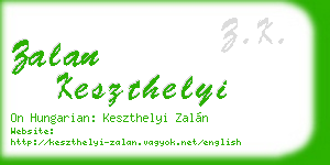 zalan keszthelyi business card